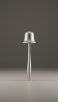 Fog silver candle snuffer