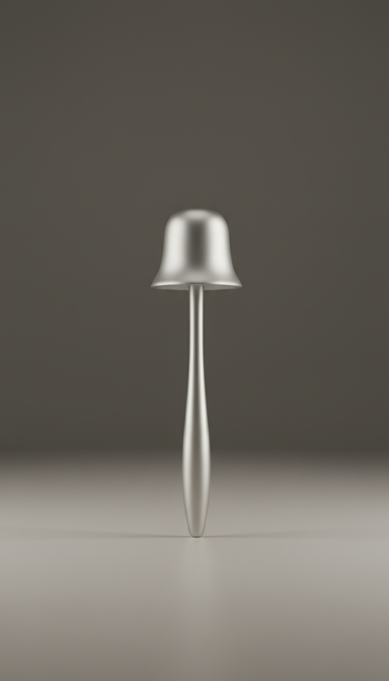 Fog silver candle snuffer